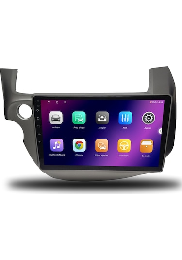 Caros Honda Jazz 2009-2012 Uyumlu Android Multimedya 4gb Ram 32gb Hafıza 10"