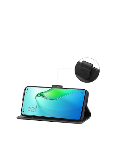 Huawei Mate 50 Pro Cüzdanlı Standlı Kapaklı Deri Kılıf Al4232