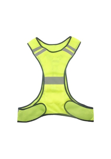 Ulzyvf Yeleği Turuncu Scooter Sarı Reflektörlü Neon Motorcu Led İkaz Bisikletçi - Gt Sarı - Turuncu