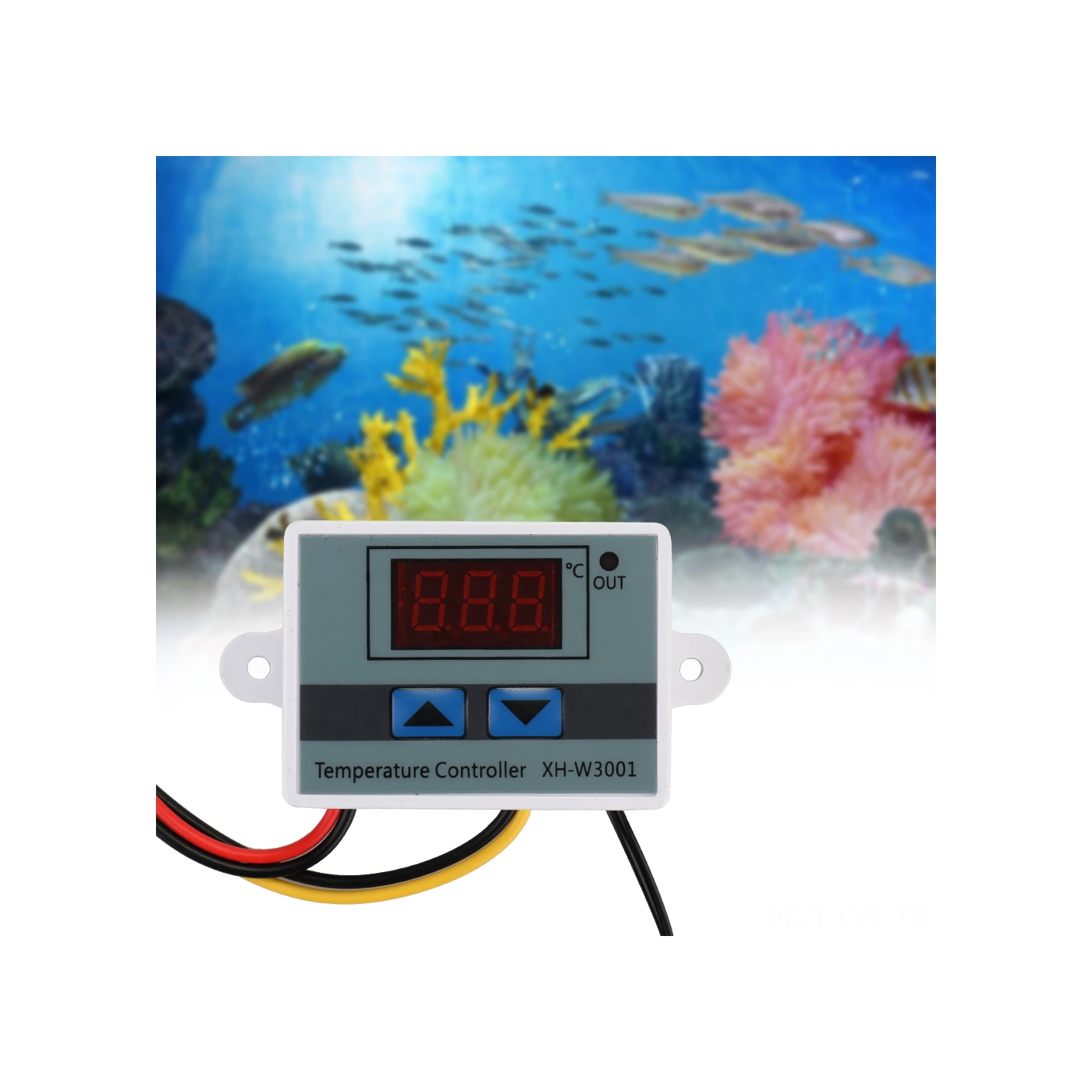 Youtek 12v Mikroişlemci Sıcaklık Kontrol Cihazı -50 C/+110 C Hassasiyetli Dijital Termostat Çok Renkli