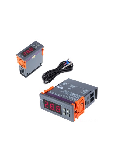 Skycity Dijital Sıcaklık Kontrol Cihazı Mh1210a -40 C/+120 C Sensörlü 220v Ntc Doğruluklu Regülatör