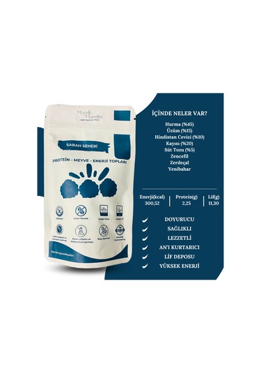 Sabah Seheri Enerji-protein Topları / Protein&fruit Balls