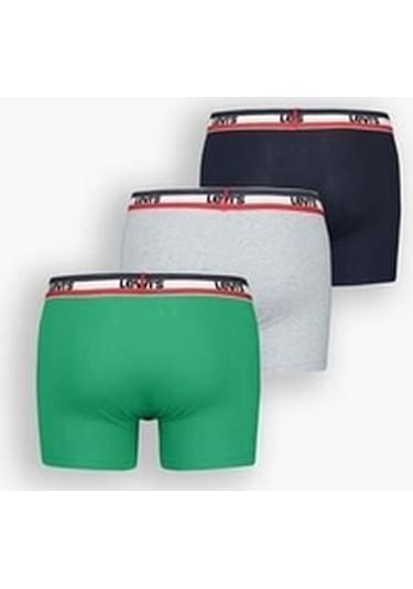Levi's 8720245444620 - Sportswear Logo Boxer Briefs - 3 Pack Beyaz