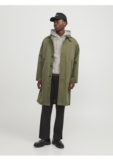 Erkek Kabartma Baskili Kapüsonlu Sweatshirt - Star - 12233972 Moonbeam Çok Renkli