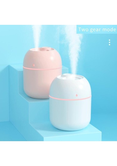 Taşınabilir Su Damlası Nemlendirici Usb Masaüstü Kapalı Hava Atomizasyon Nemlendirici Ev Dilsiz Büyük Sprey Nemlendirici Beyaz