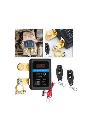 Besthome1 Araba İçin Kill Switch Verimli Güç Çift-uzaktan-kumanda, Kırmızı, Model X, Boyut Y, Otomobil Ve Off-road