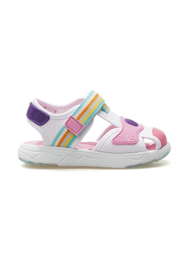 Vicco Flow Hafif Kız Çocuk Sandalet 25y 332.202 Pk Beyaz - Pembe