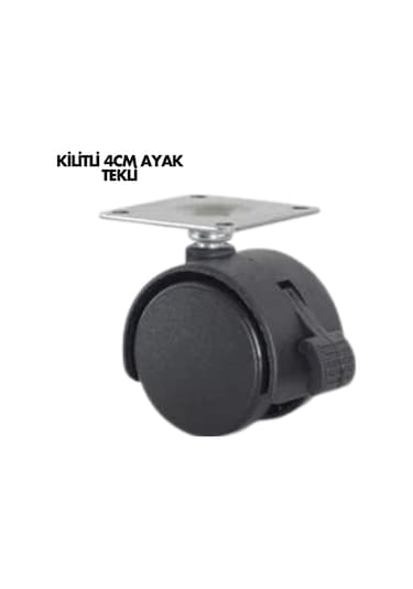 Kilitli 4cm Ayak Çok Renkli