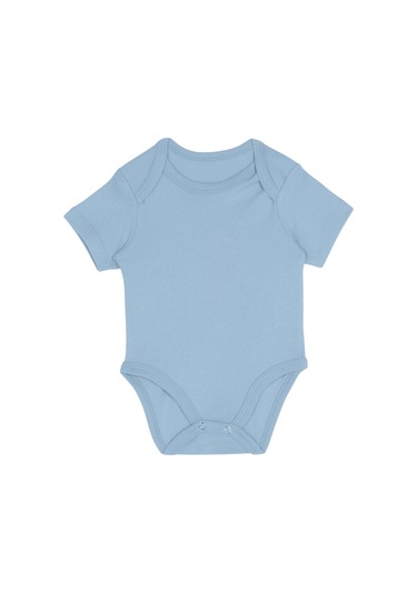 Bebek Kısa Kol Body Mavi