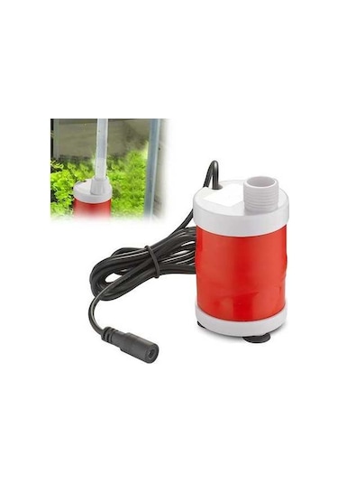 Pazly 12v 20w Dalgıç Pompa 700l/h Yüksek Debi 6m Balık Havuzu Çeşme Pompası