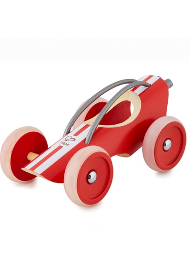 Bambu Ahşap Oyuncak Formula 1 Monza Yarış Arabası Kırmızı