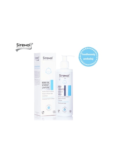 Sirenol Natural Cadı Fındığı Bebek Saç ve Vücut Şampuanı 250 ML