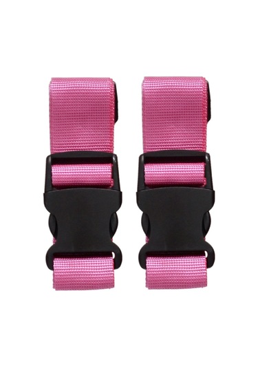 Tarix Valiz Bavul Emniyet Kemeri 2 Adet - Pembe