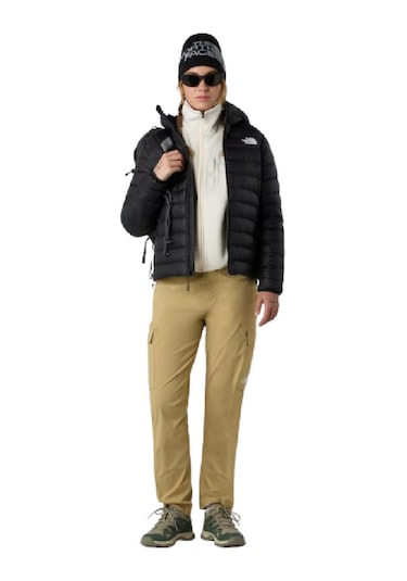 The North Face W Classıc Down Hooded Jacket-10285 Siyah
