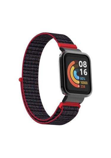 Xiaomi Redmi Watch Mi Watch Lite Uyumlu Krd-61 Hasır Kordon Lofy No6