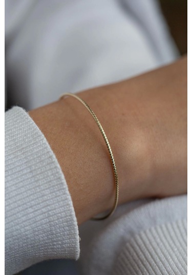 Çgk Çiğdem Gürel Kuyumculuk 14 Ayar Şık Altın Bileklik Çok Renkli