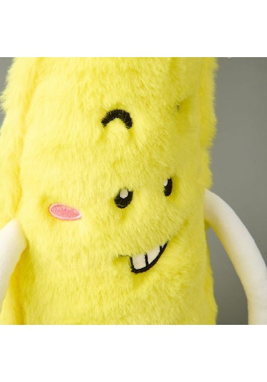 Evidea Soft Muz Figürlü Yastık - Sarı - 55x15 Cm Sarı