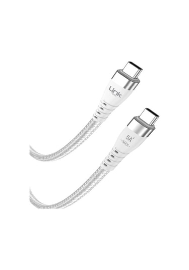 LinkTech K653 Premium USB-C/Type-C 100W Şarj Kablosu