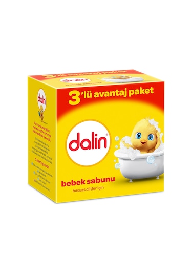 Dalin 3'lü Avantaj Paket Bebek Sabunu 100 G