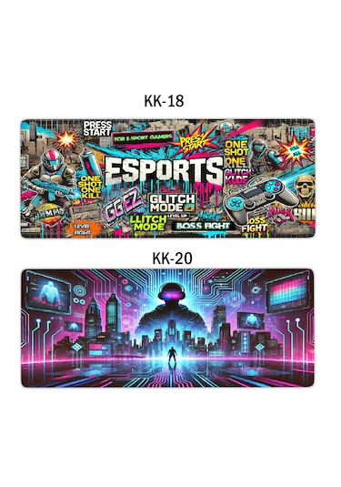 Gaming Oyuncu Xl Mouse Pad Kaydırmaz Dikişli Mousepad 80x30 Cm