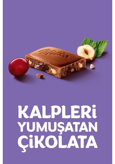 Milka Üzümlü Fındıklı Tablet Çikolata 5 x 80 G
