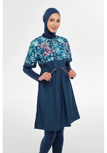 Maresiva 252308 Vela Lacivert Tam Boy Tesettür Mayo Lacivert