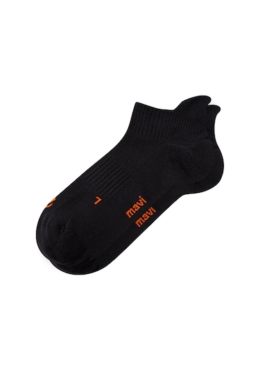 Mavi - Siyah Aktif Patik Çorap 0911035-900 Siyah