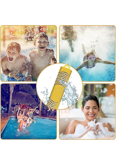 Konesam Sarı Spa Mineral Çubuğu: Jacuzzi, Havuz Ve Su Tesisleri İçin Kolay Kurulumlu Su Temizleme Filtre Parçası