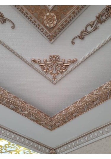 Saray Tavan Altın 10 cm Alın Bandı Bordür 10*100 cm