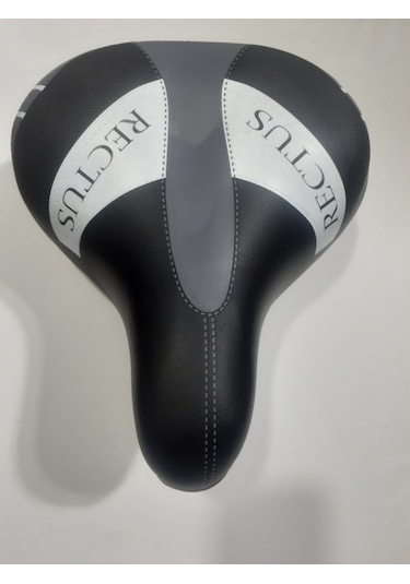 Rectus Bisiklet Sele Geniş Yaylı Gri - Siyah