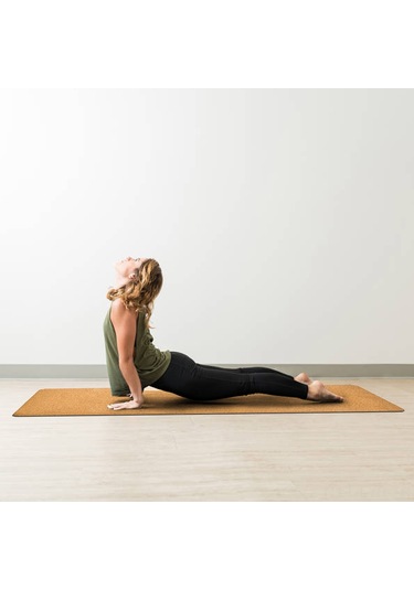 Ranyeek Doğal Kork + Tpe Dalgalı Taban Antipatlama Fıtnes Matı - 183x68x0.5cm Işıklı Yüzey, İyi Tutuculuk Sağlar Çok Renkli