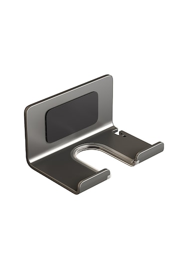 Lichen Saç Kurutma Makinesi Rafı, Punch Yok, Banyo Saç Kurutma Siyah