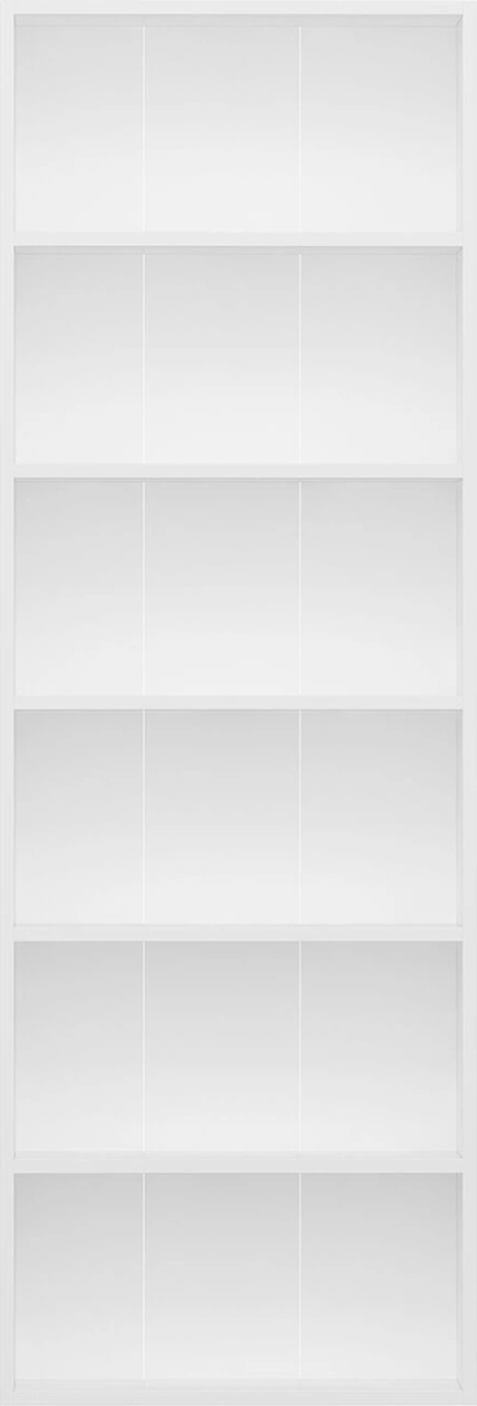 Adel 5 Raflı Kitaplık - Beyaz Beyaz