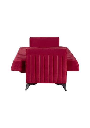Kilim Mobilya Linda Üç Kişilik Kanepe Yüksek Ayaklı Bordo Bordo
