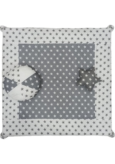 Meloon Kızıldereli Çocuk Oyun Çadırı Devrilmeyen Sabitleme Mekanizmalı Gri - Beyaz