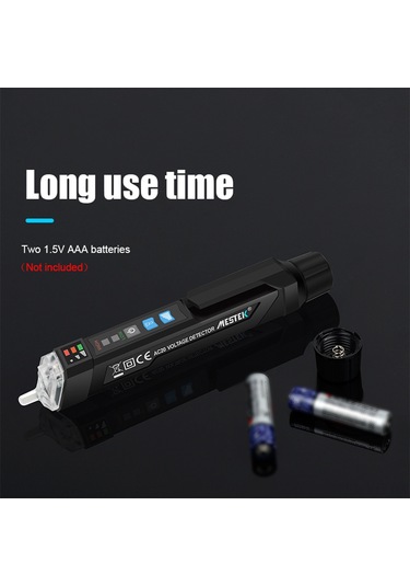 Yifomall Mestek Akıllı Temassız Voltaj Test Kalemi, Ac 12v-1000v Algılama, Duvar İçi Kablo Tespiti, Pil Dahil Değil