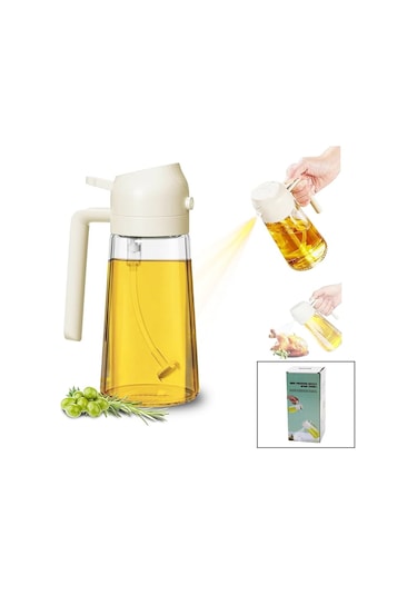 Yağdanlık 2ın1 - Spreyli - Akıtmalı Kilitli Kapaklı - Sürahi M