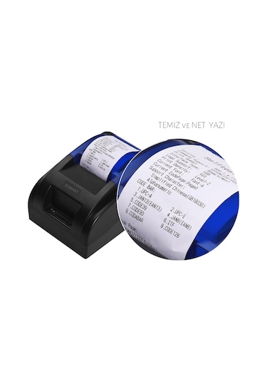 58Mm Adisyon Yazıcısı Termal Yazıcı (Yemeksepeti-Getir Uyumlu)