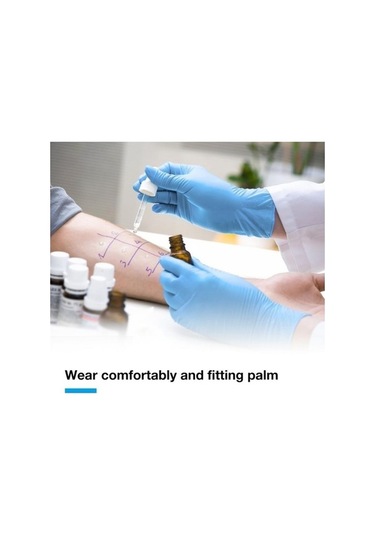 Trendooze Şeffaf 100 Adet Nitril Eldiven, Mutfak Ve Sanat Eldiveni, Boyutu S/m/l/xl