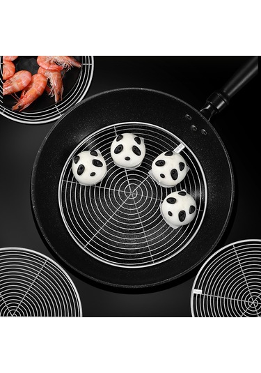 Springsun 304 Gıda Grubu Paslanmaz Çelik Buhar Tepsisi - Kalın 34cm, Ev & Ticari Kullanım, Kolay Temizlenir, Multifonksiyonel Mutfak Aleti