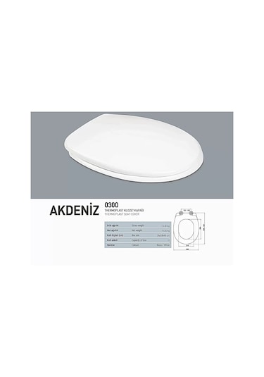 Nkp Akdeniz Thermoplast Klozet Kapağı 0300