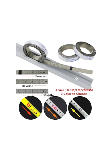 C-forward-3 Renk 0.5 1 2 3m Kendinden Yapışkanlı Gönye Testere Parça Bantları Ölçü Desteği Metrik Çelik Cetvel Ahşap Metal Cam İçin Bant Ölçümleri