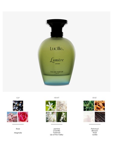 Lucille Lumiere Unisex Parfüm Aromatik Koku, 100 Ml Edp