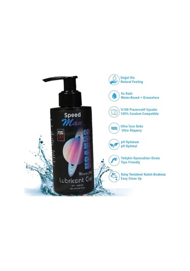 Cabs Speed Man Su Bazlı Kayganlaştırıcı Jel Sade 2 x 150 ML