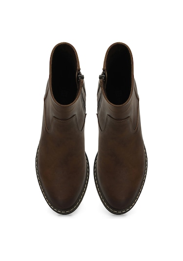 Butigo 24k-627 4pr Taba Kadın Topuklu Bot 000000000101924995 Taba