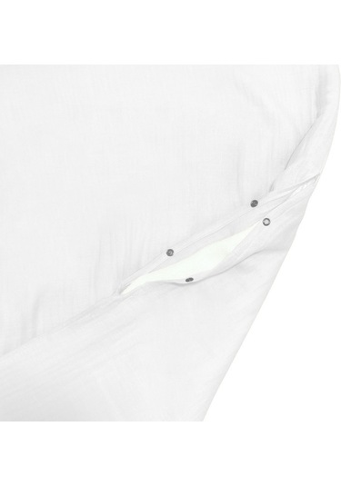 4 Katlı Müslin Bebek Nevresim Takımı Uyku Seti %100pamuk Beyaz