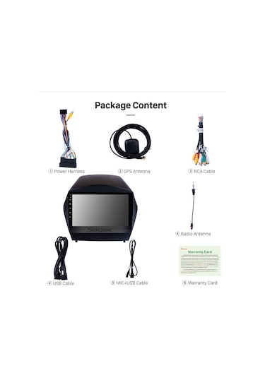Hyundaı Ix35 2010-2015 Multimedya Navigasyon Usb Kamera Carplayer 6 Ram