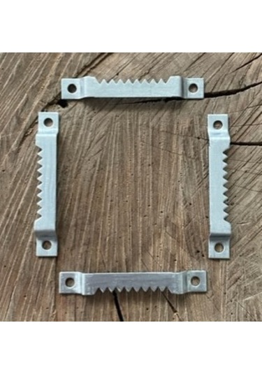 Timsah Tablo Askısı Gri Renk Askı Çerçeve Askı Aparatı 12adet 8 57mm Gri