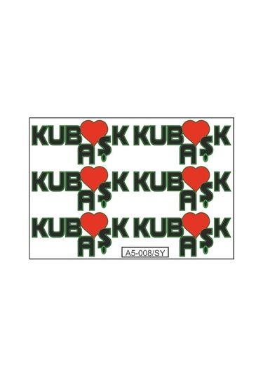 A5 Sticker 017 Tek Paket Çoklu Sticker Çok Renkli