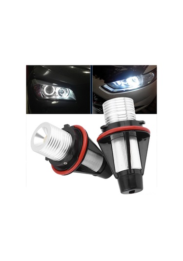 Springsun 10w Beyaz Led Melek Gözü Araç Lambası - E39/e53/e60/e61 Uyumlu, Yüksek Parlaklık, Isı Dağıtımı, Su Geçirmez